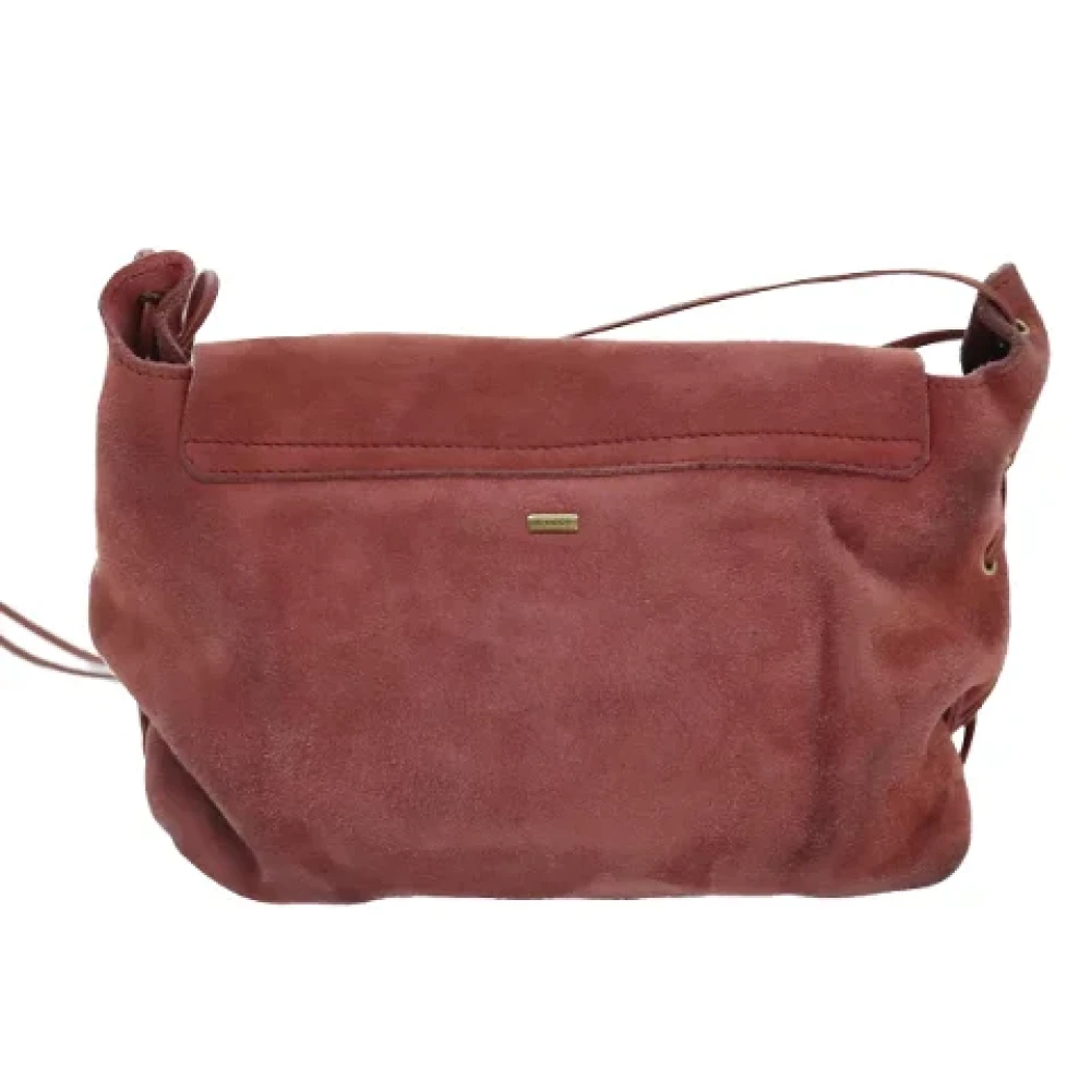 Gucci Vintage Pre-owned Suede gucci-bags Red Dames