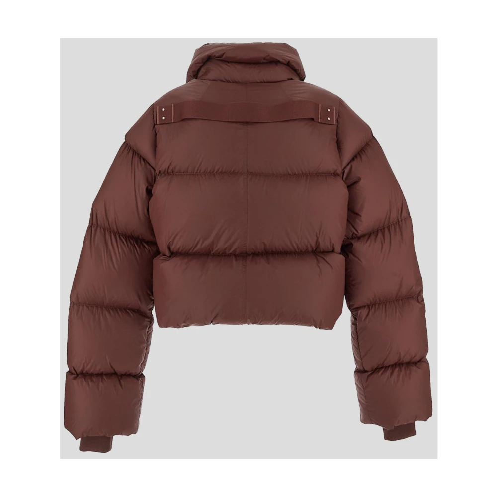 Rick Owens Donzen Jas met Schildpadstijl Red Dames