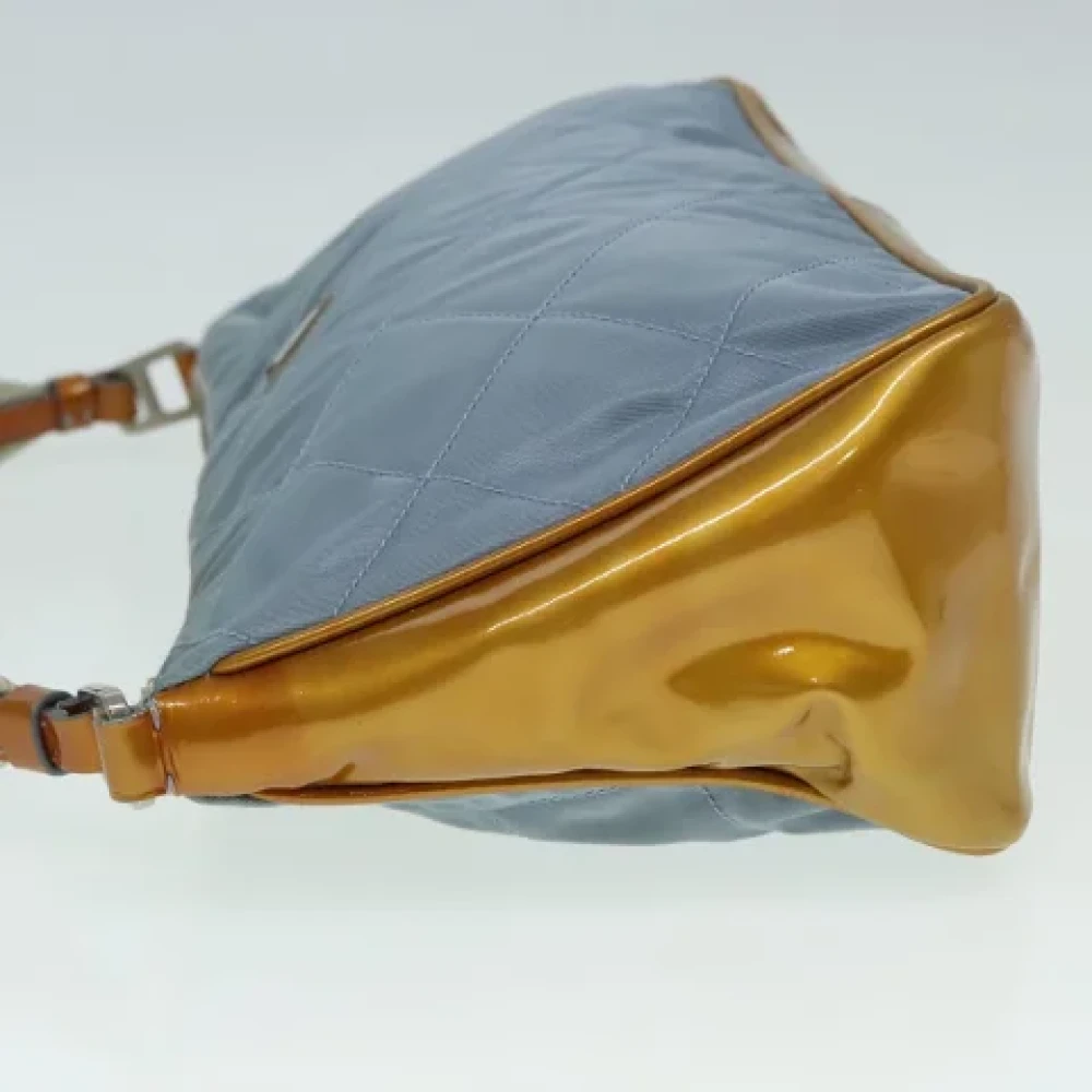Prada Vintage Pre-owned Nylon prada-bags Blue Dames