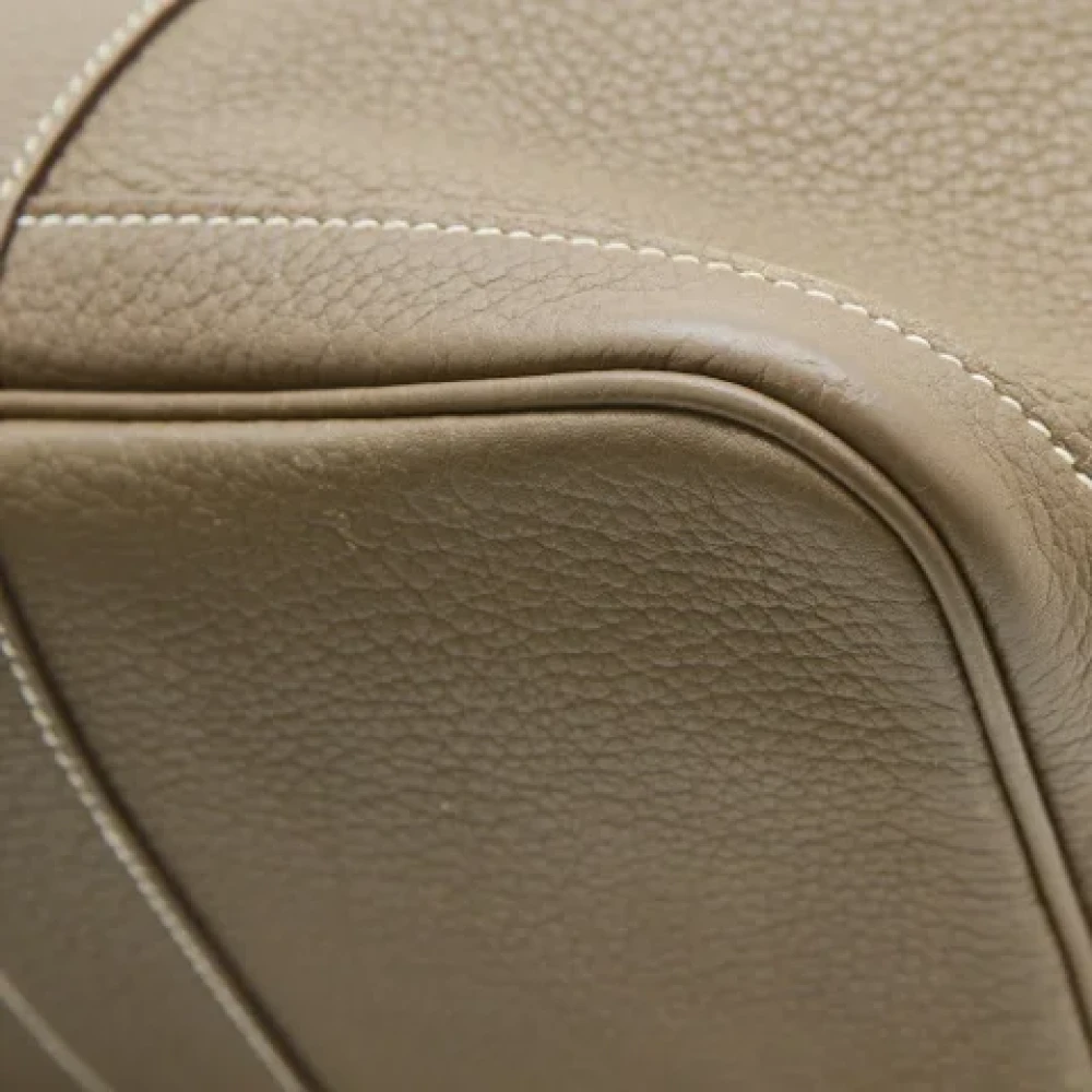 Hermès Vintage Pre-owned Leather handbags Brown Dames
