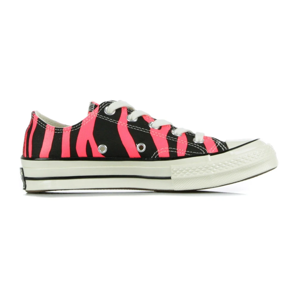 Converse Men's Multicolor Black Low Top Trainers Racer Pink - Sneakers - 11 Uk - Shoes