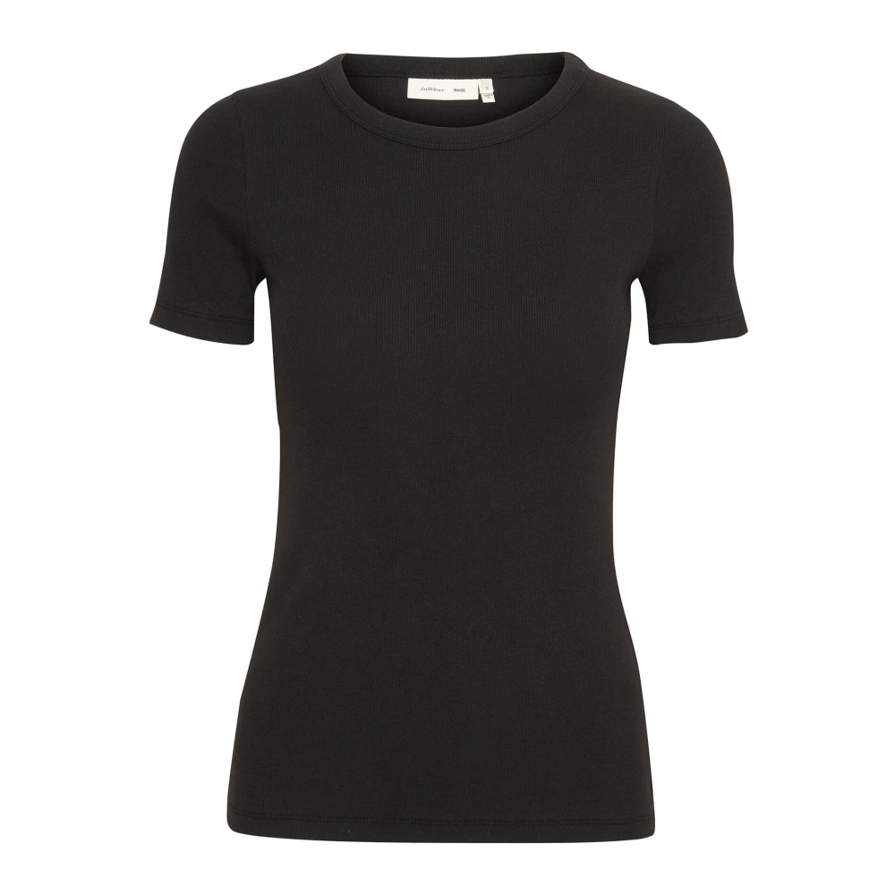 InWear Zwarte Lolahiw Base Tee Top Black Dames