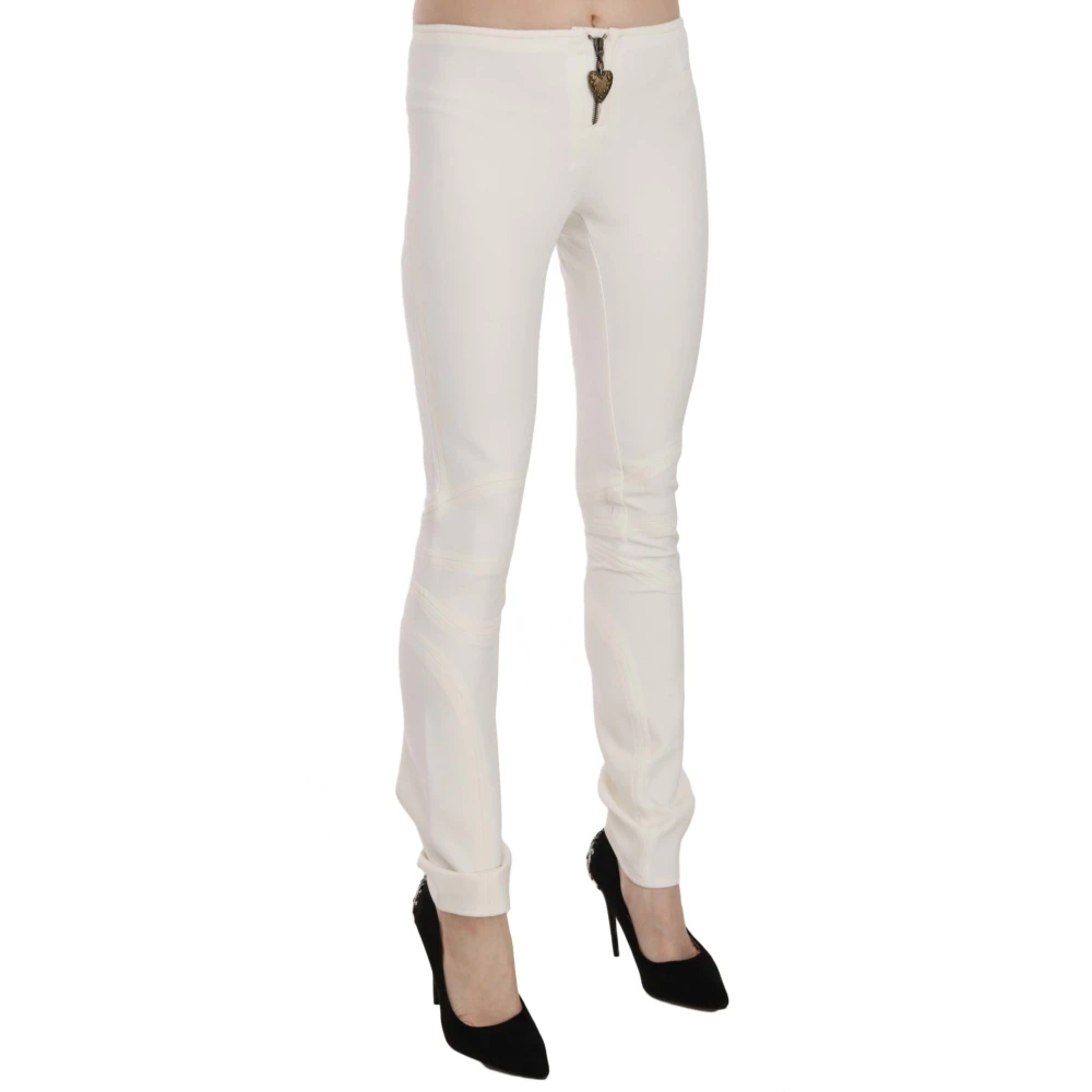 Just Cavalli Elegante Skinny Jurk Broek White Dames