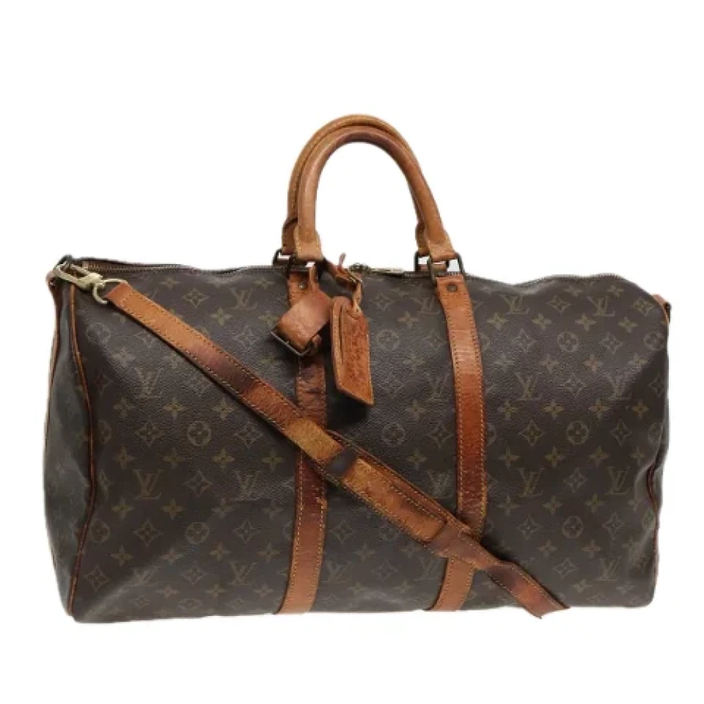 Louis Vuitton Vintage Pre-owned Canvas travel-bags Brown Dames