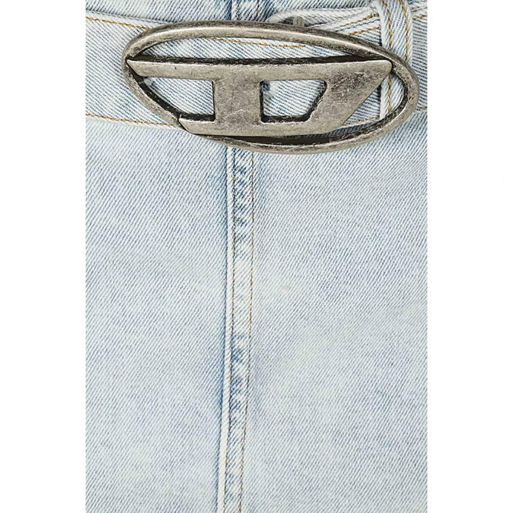 Diesel Denim Rokken voor Vrouwen Ss24 Blue Dames