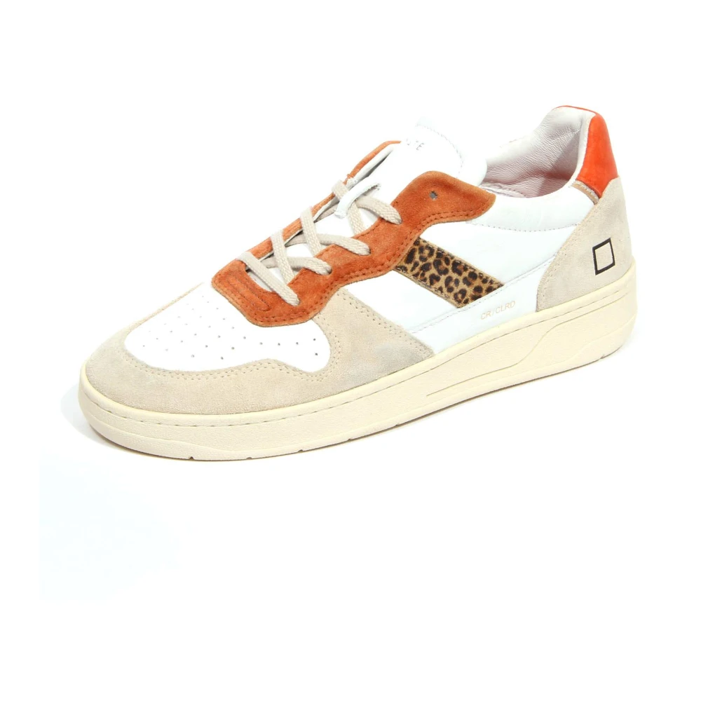 D.a.t.e. Vintage Court 2.0 Schoenen -Baksteen Dames Schoenen Wit