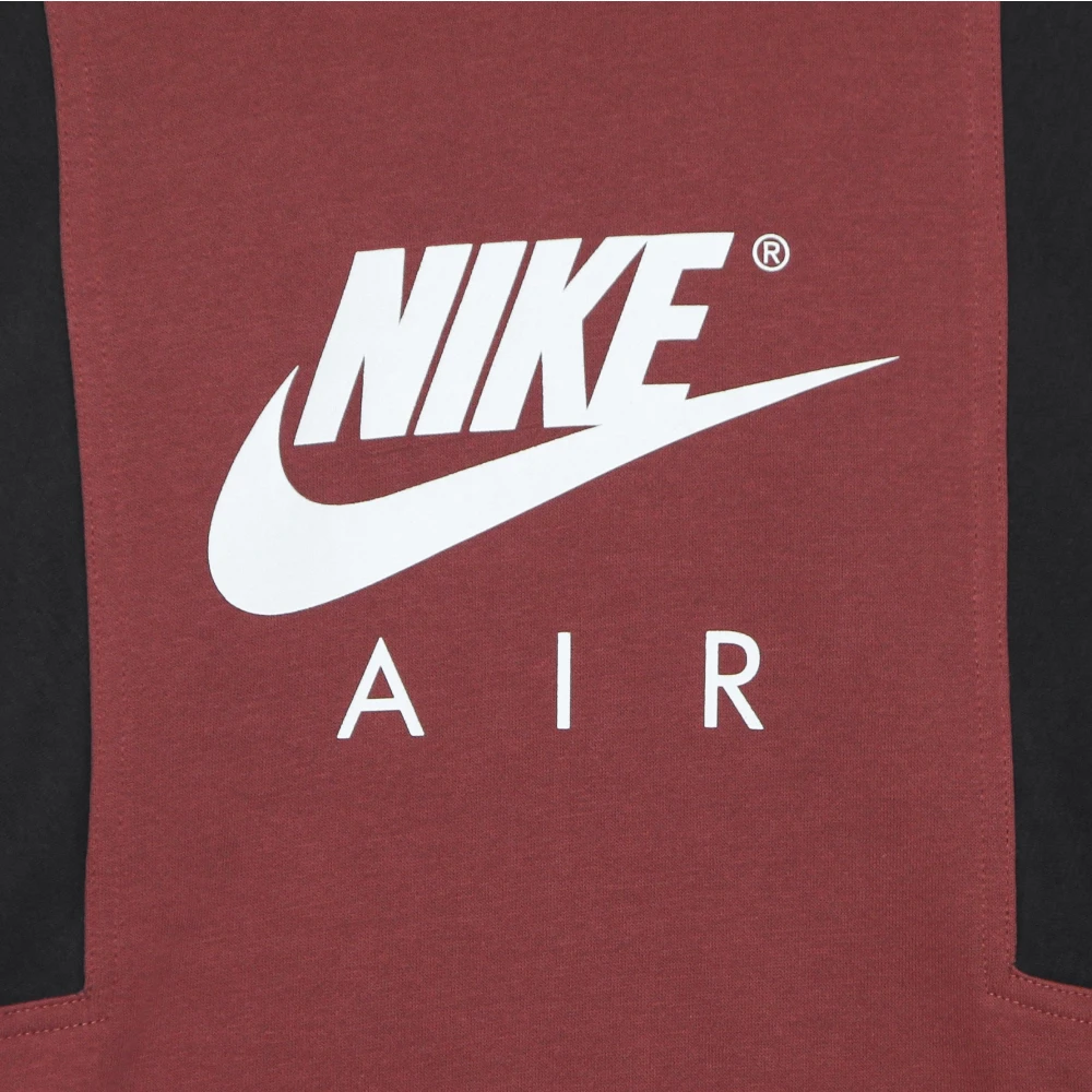 Nike Air Po Bb Hoodie Long Sleeve Brown Heren