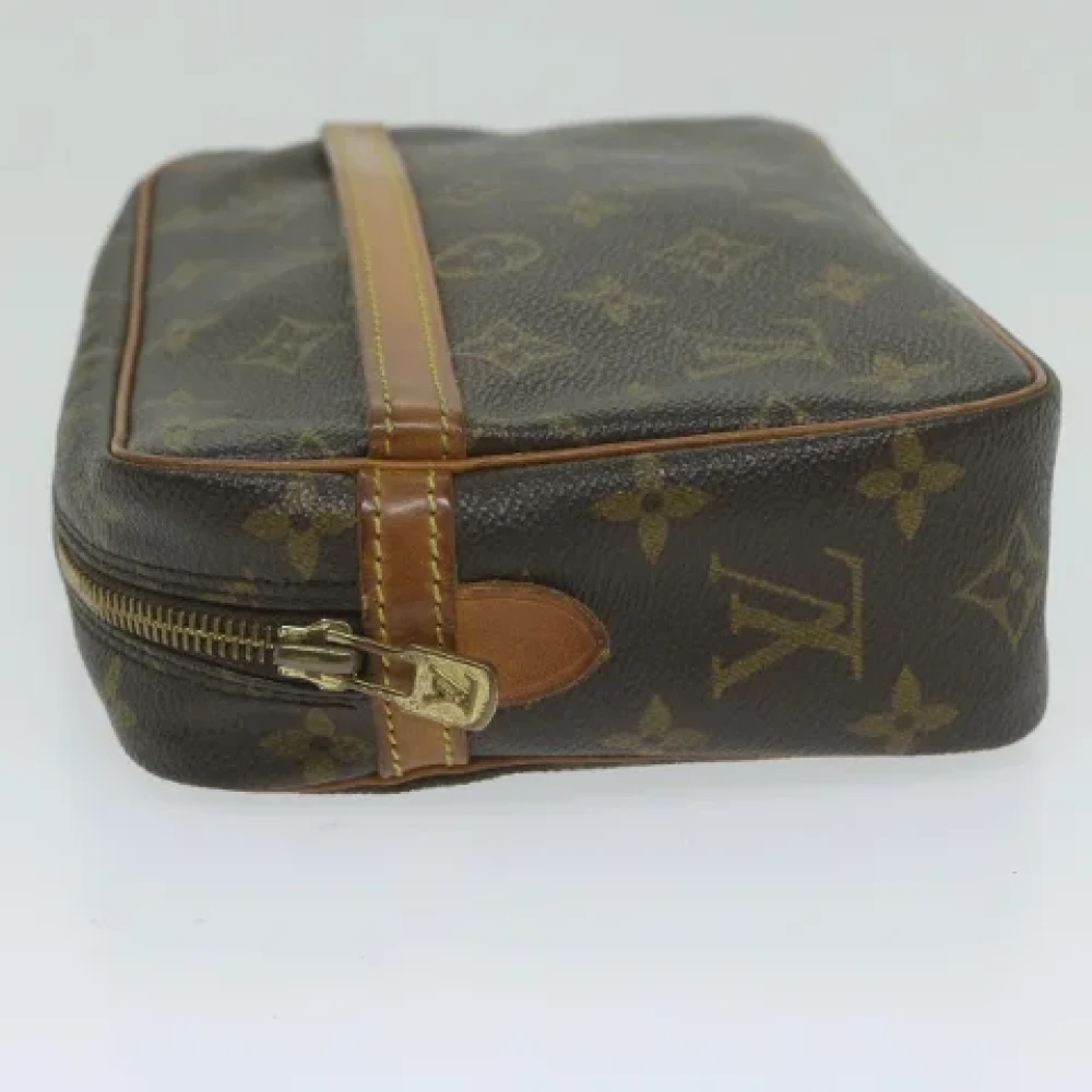 Louis Vuitton Vintage Pre-owned Canvas clutches Brown Dames