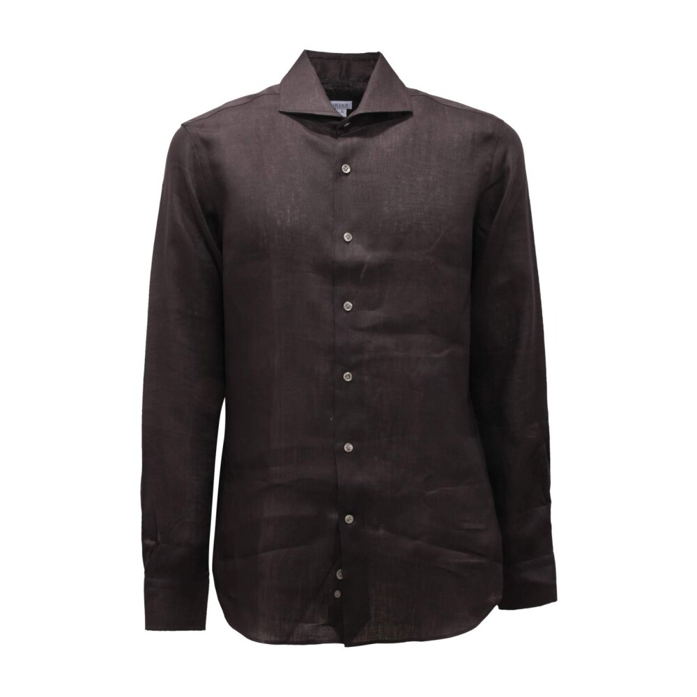 トップス C096  ORIAN Vintage linen shirt Shop Shirts from Orian online on Miinto