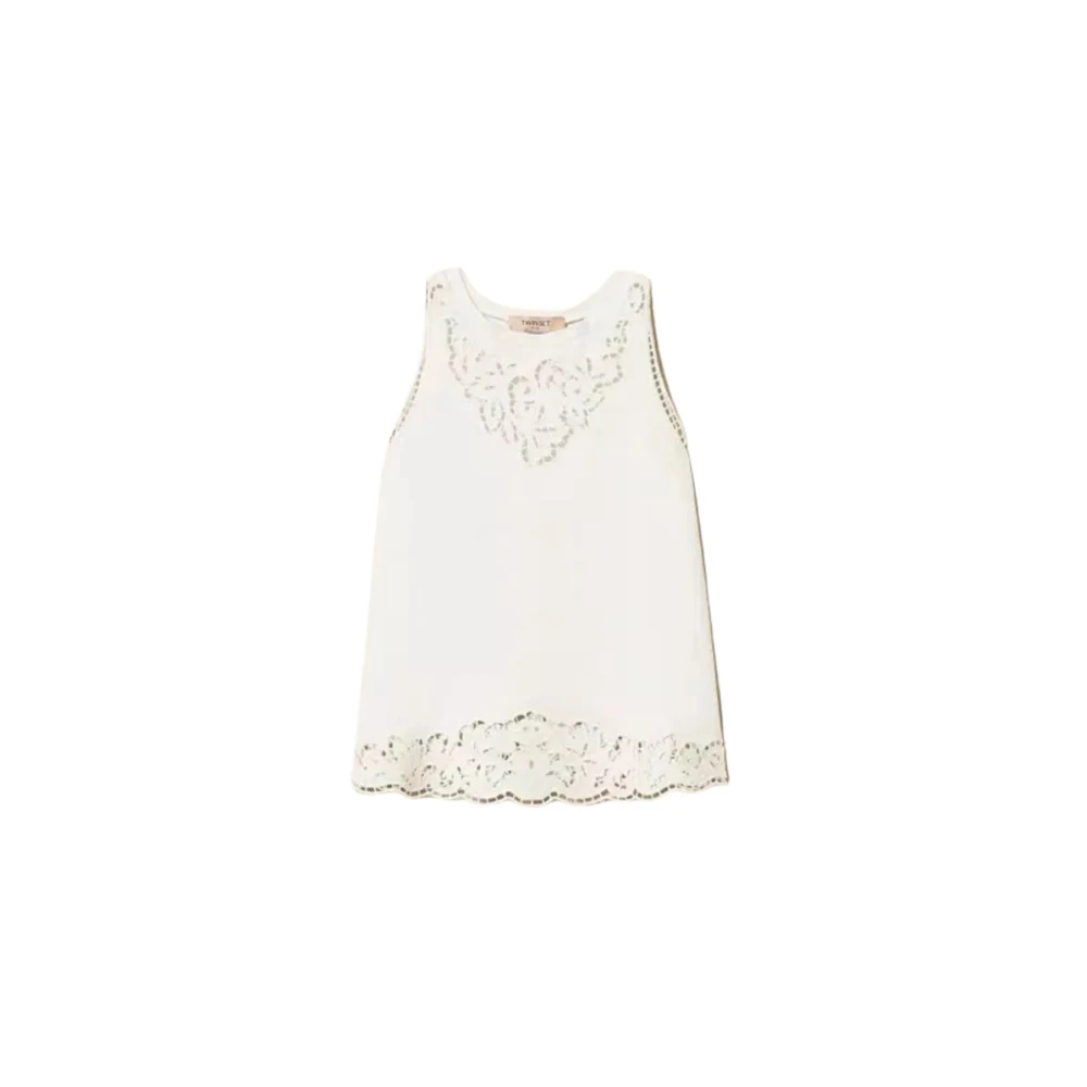 Twinset Women's White Blouses, M, Tops