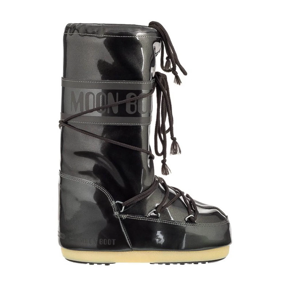 Moon Boot Barn Ski Ankelstövlar Black, Flicka