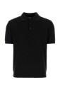 polo-noir-en-melange-de-soie