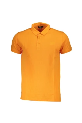 Orange Bomull Herr Polo Skjorta