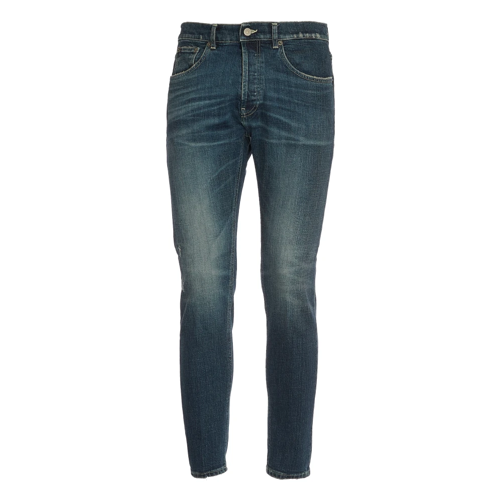 Dondup Donker Denim Skinny Fit Jeans Blue Heren