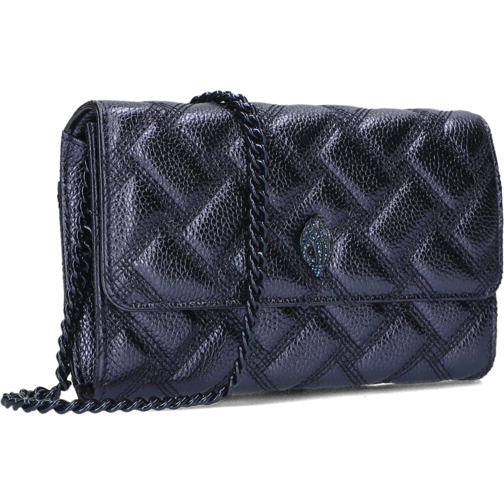 Kurt Geiger Elegante Kensington Chain Wallet Blue Dames