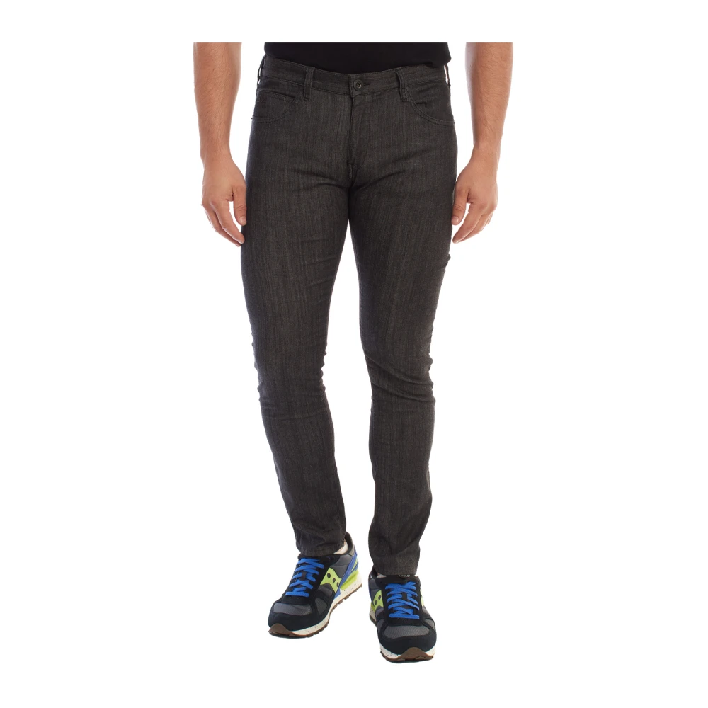 Emporio Armani Moderne Vijf-Pocket Broek Black Heren