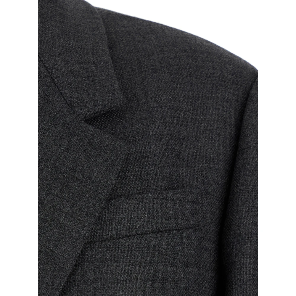 BRUNELLO CUCINELLI Oversize Grijze Jas Gray Dames