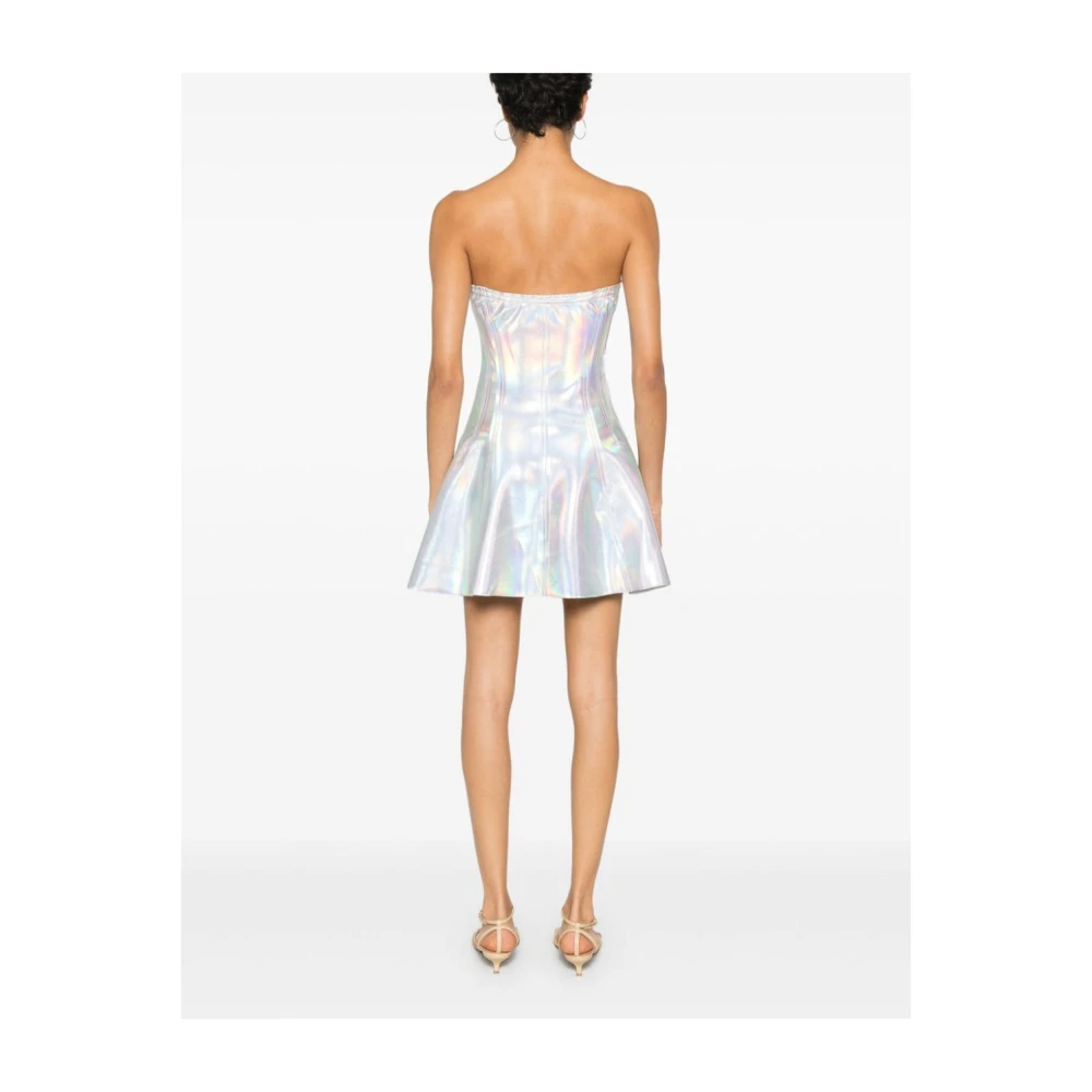 Norma Kamali Witte Jurk voor Vrouwen Aw24 White Dames