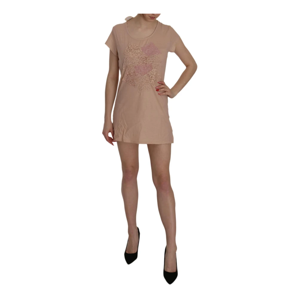 Pink Memories Rosa Kant Shift Jurk Pink Dames
