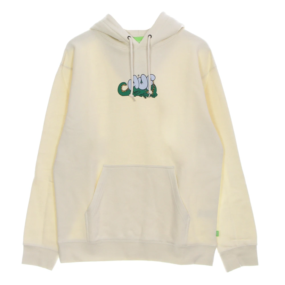 HUF Draken Hoodie Off White Lange Mouw White Heren