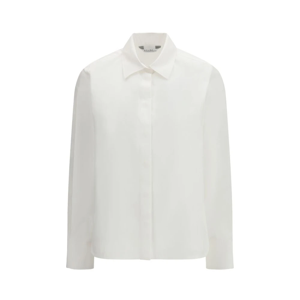 Max Mara Mxm Maroso Shirt - Female - Shirts - White - Xs - Blouses & Shirts - Image 3