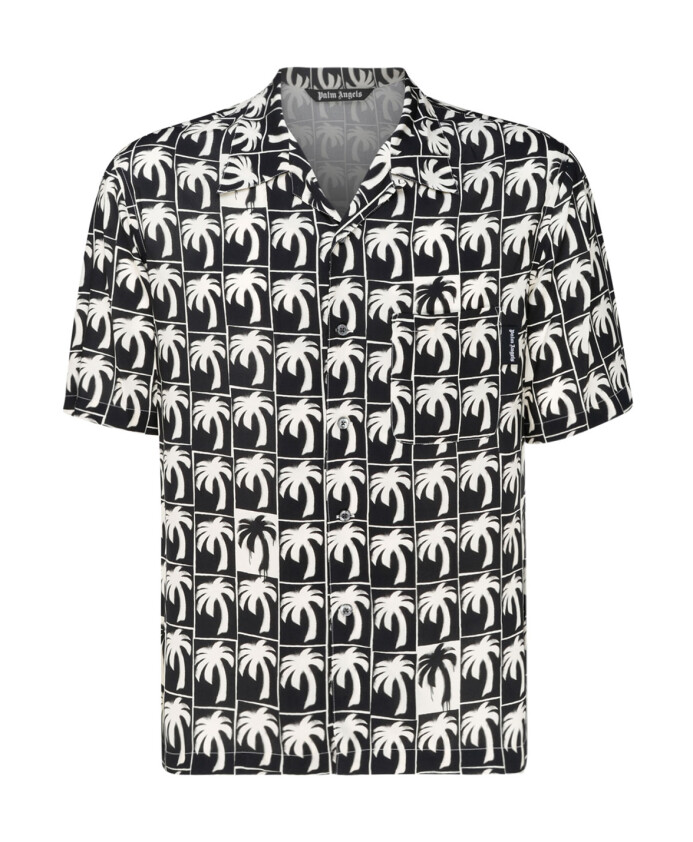 black-graphic-print-bowling-shirt