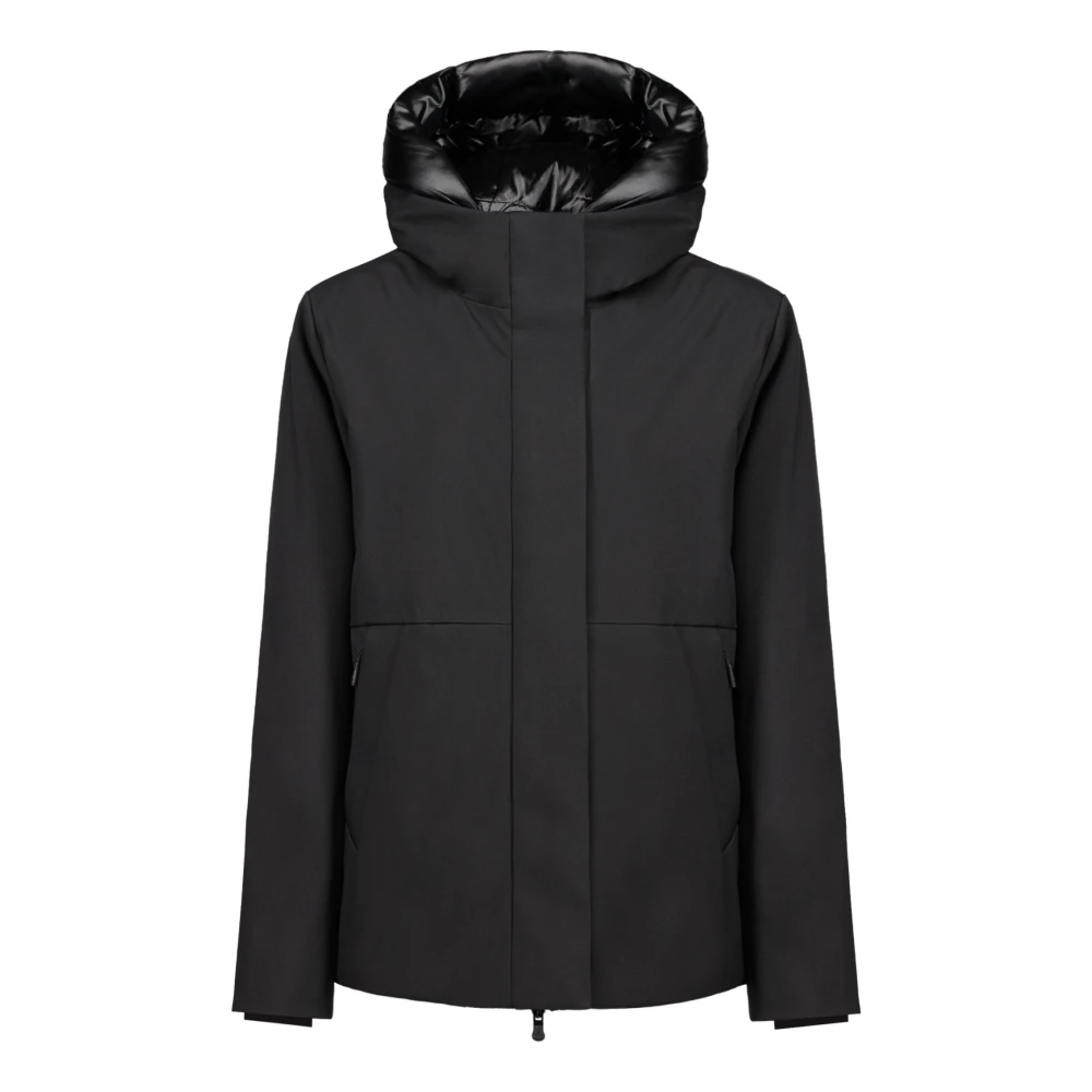 People of Shibuya Korte Parka in Mat Polyester Black Dames