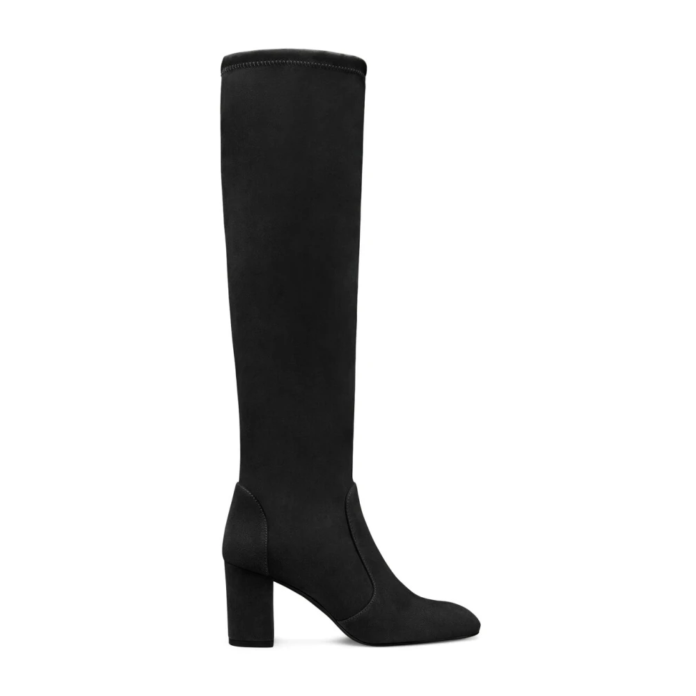 Stuart Weitzman Women's Black Heeled Boots, 7 Uk, Lucie Boot 75