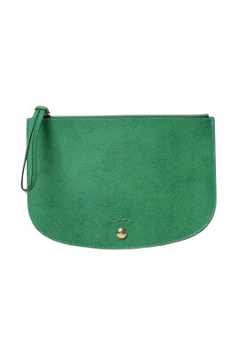 green-leather-zip-clutch-elegant-functionality
