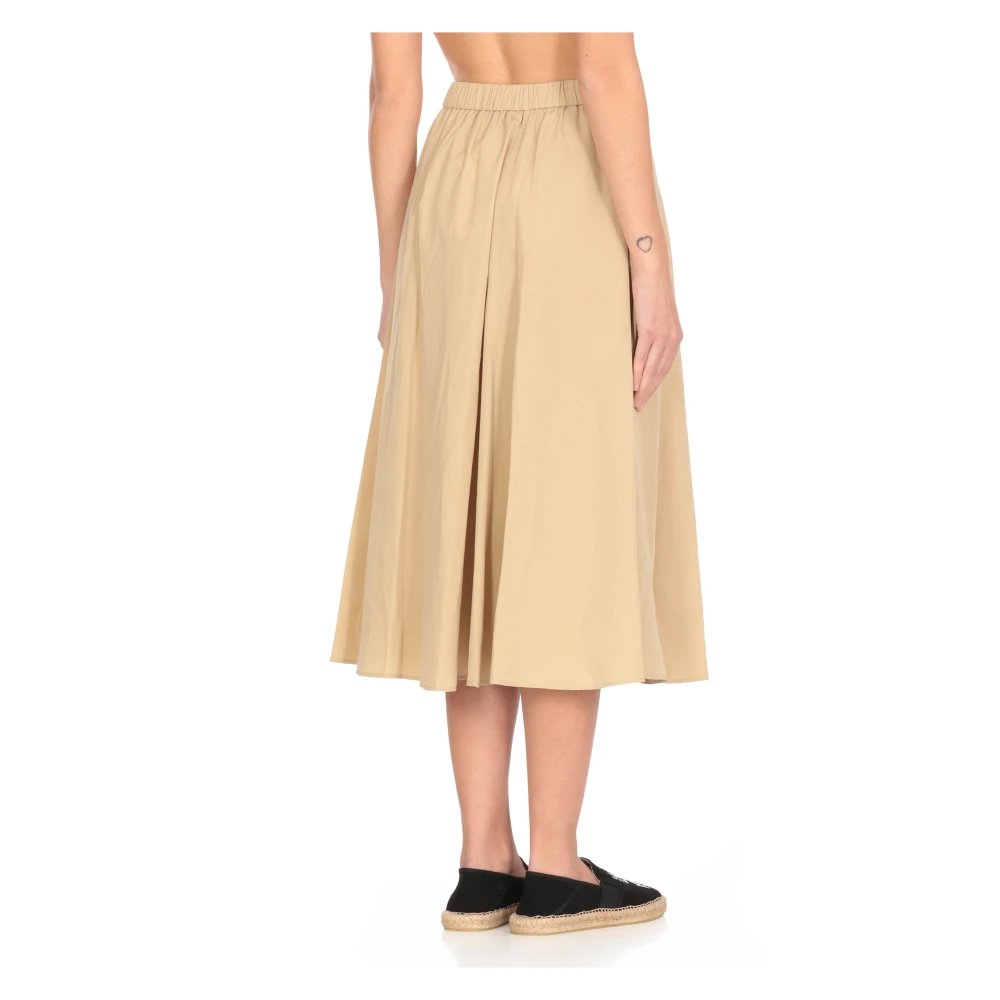 Kenzo Beige Rok van Katoenmix met Zakken Beige Dames