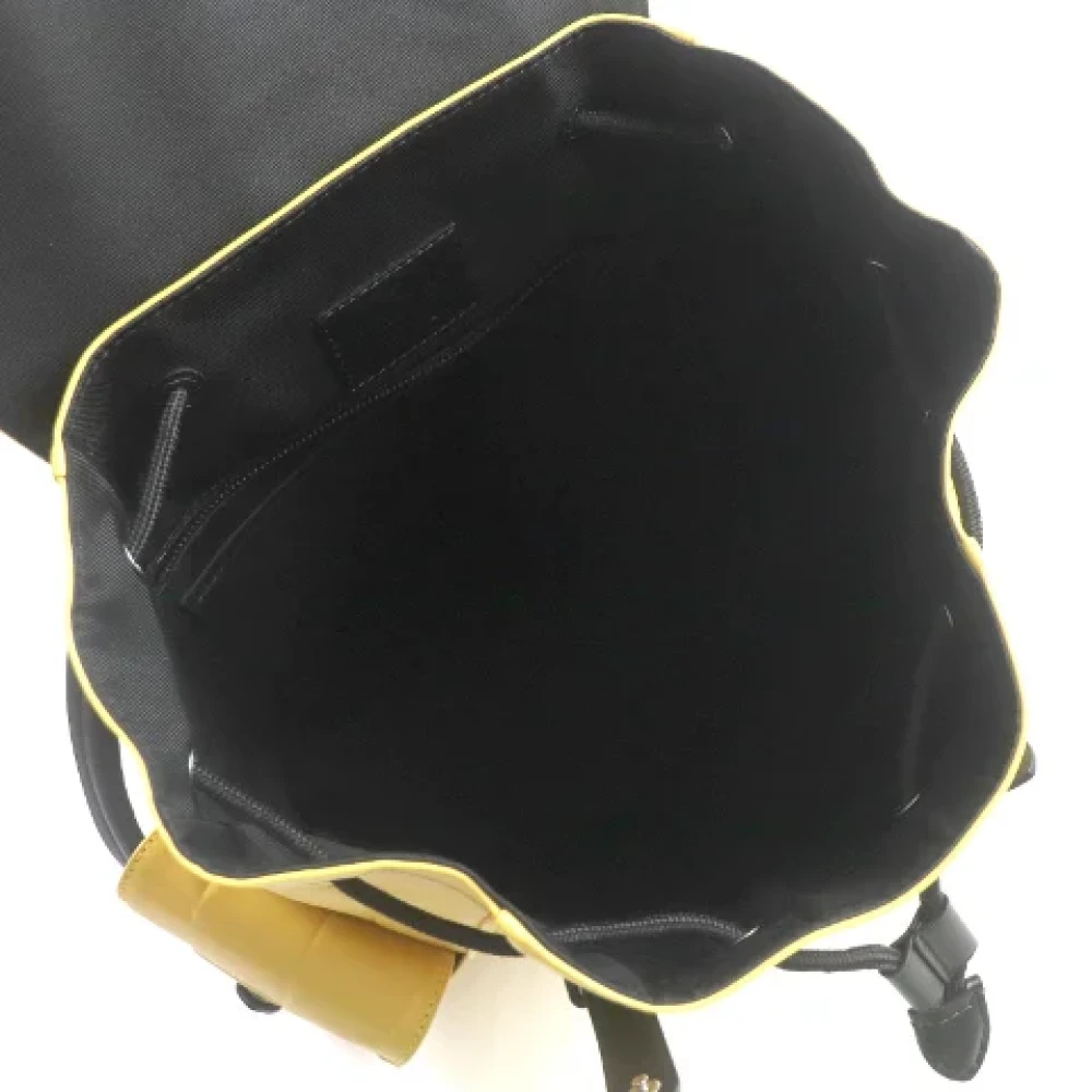 Louis Vuitton Vintage Pre-owned Canvas backpacks Yellow Heren