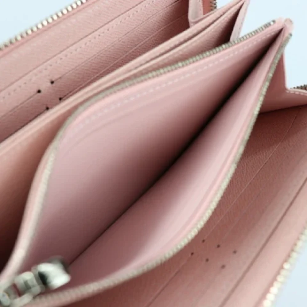 Louis Vuitton Vintage Pre-owned Leather wallets Pink Dames