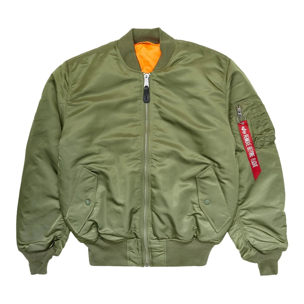 Alpha Industries Uomo Verde - Bomber Ma-1 Sage - Jackets - L