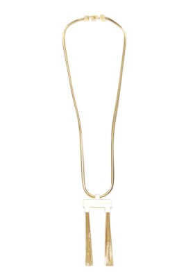 pre-owned-elegant-necklace-with-tassel-pendant-fashionable-jewelry