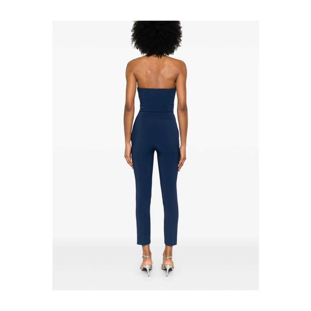 Elisabetta Franchi Blauwe elegante damesbroek Blue Dames