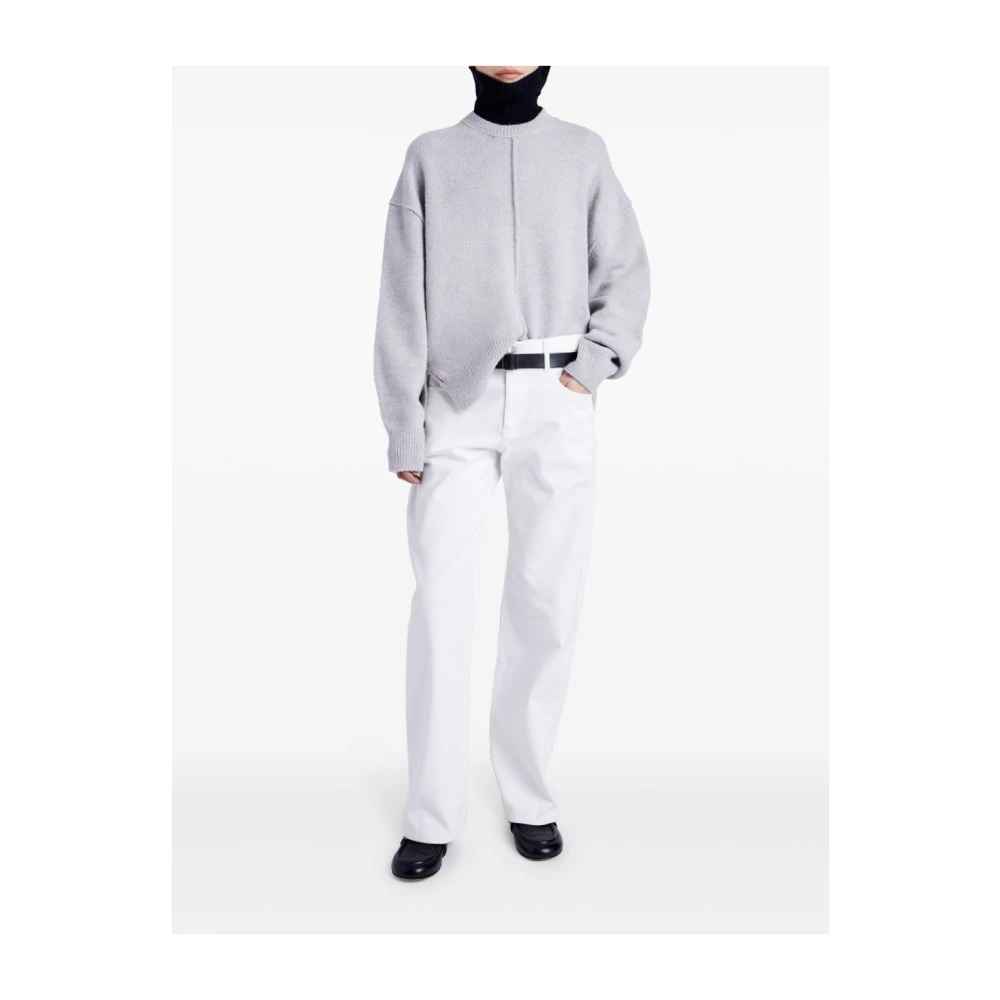 Proenza Schouler Grijze Trui met Zijsplitten Gray Dames