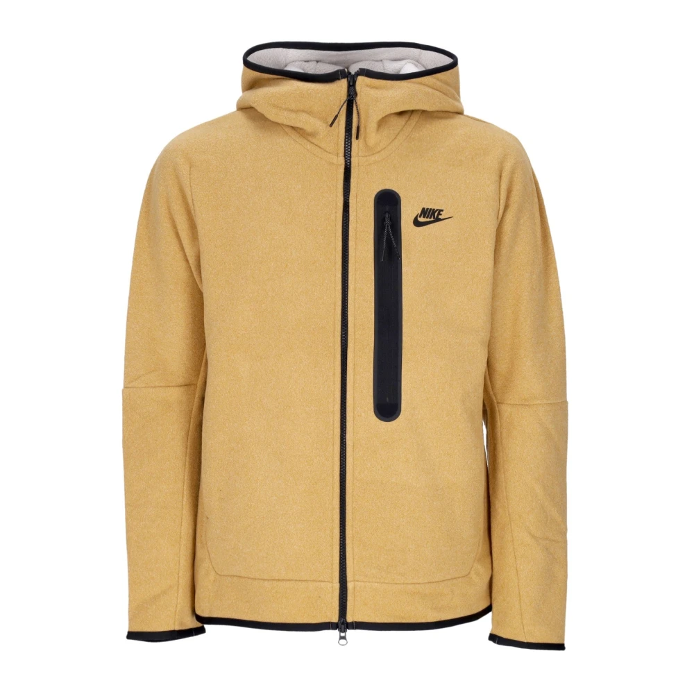 Nike Beige Tech Fleece Zip Hoodie