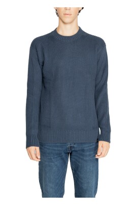 bla-strik-rund-hals-sweater-maend