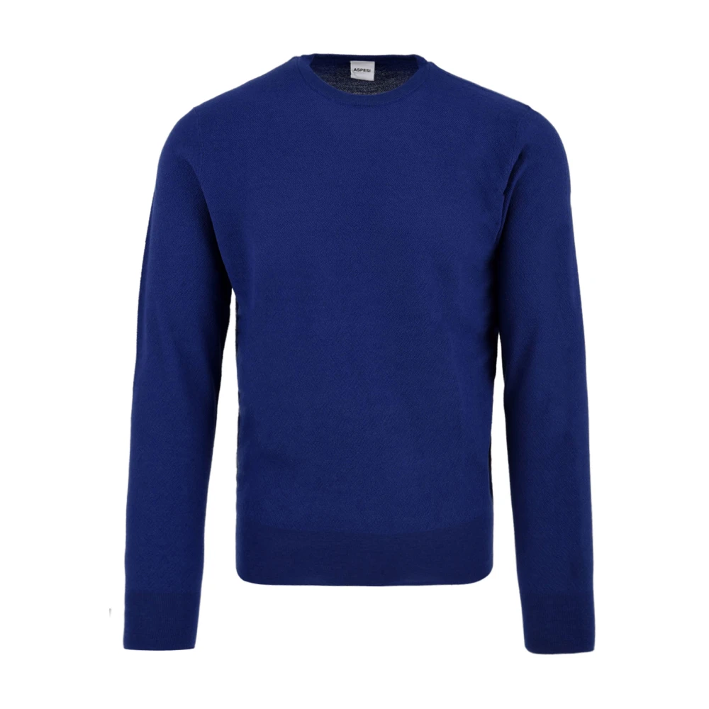 Aspesi Blauwe Sweaters voor Heren Blue Heren