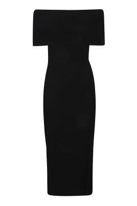 elegante-robe-midi-avec-revers