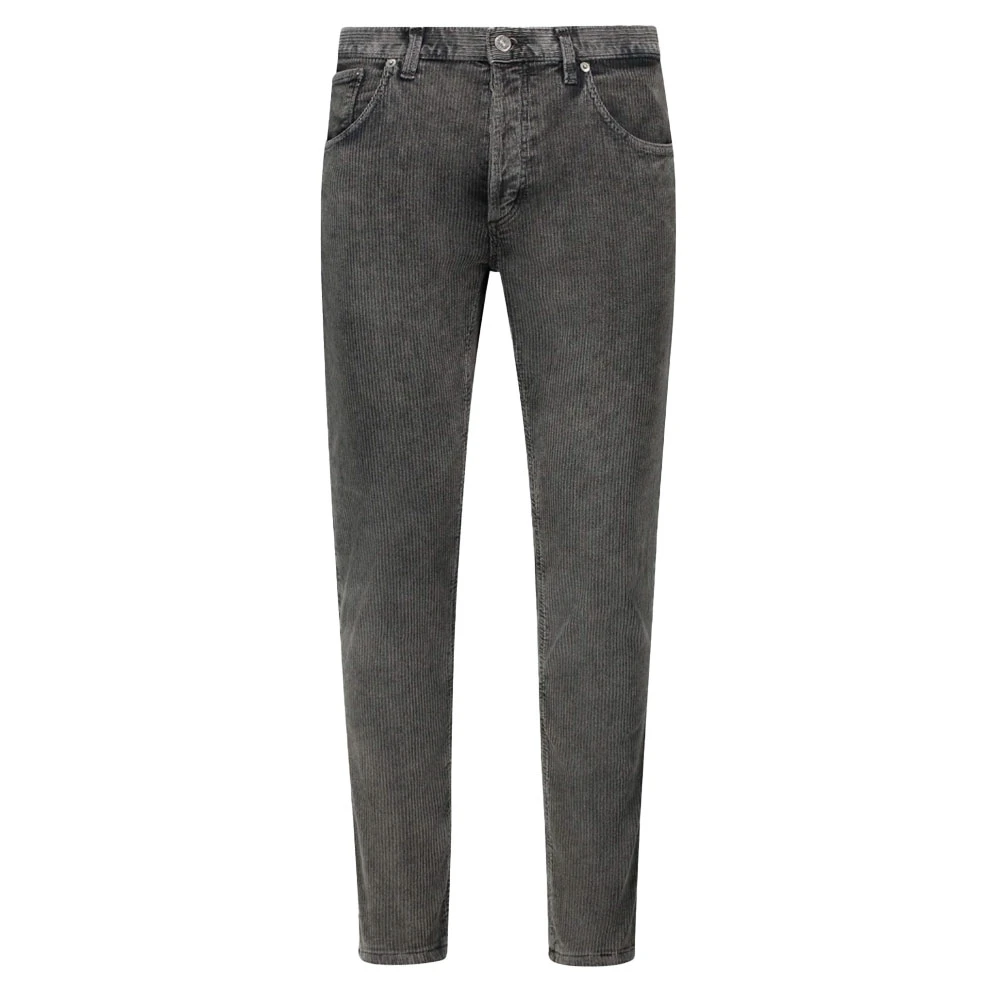 Doucal's Ribfluwelen Broek Grijs Gray Heren