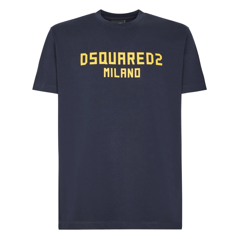 Dsquared2 Blue Milano Cool Fit T-Shirt - Male - T-Shirts - S - Tops