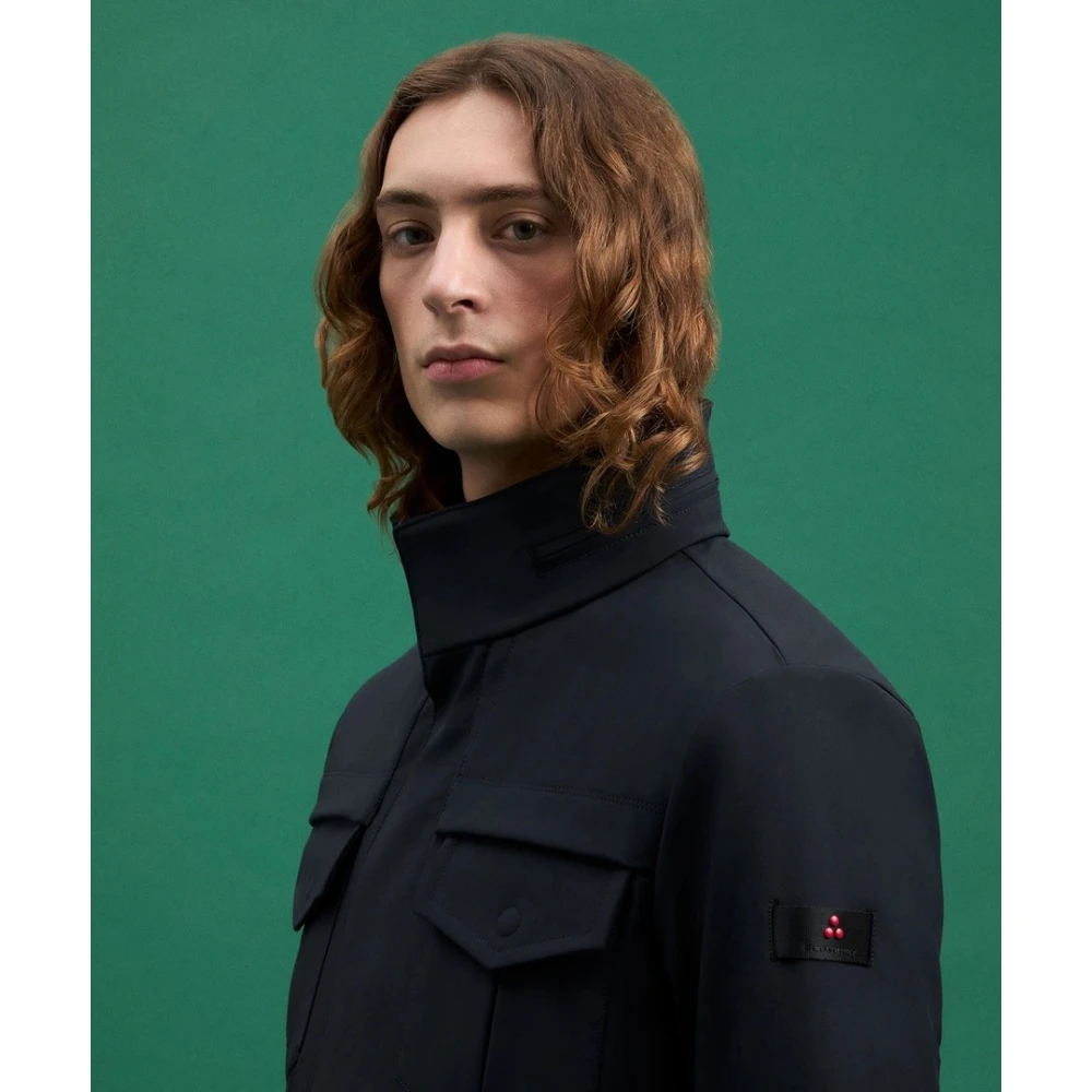 Peuterey Stijlvolle Jas Black Heren