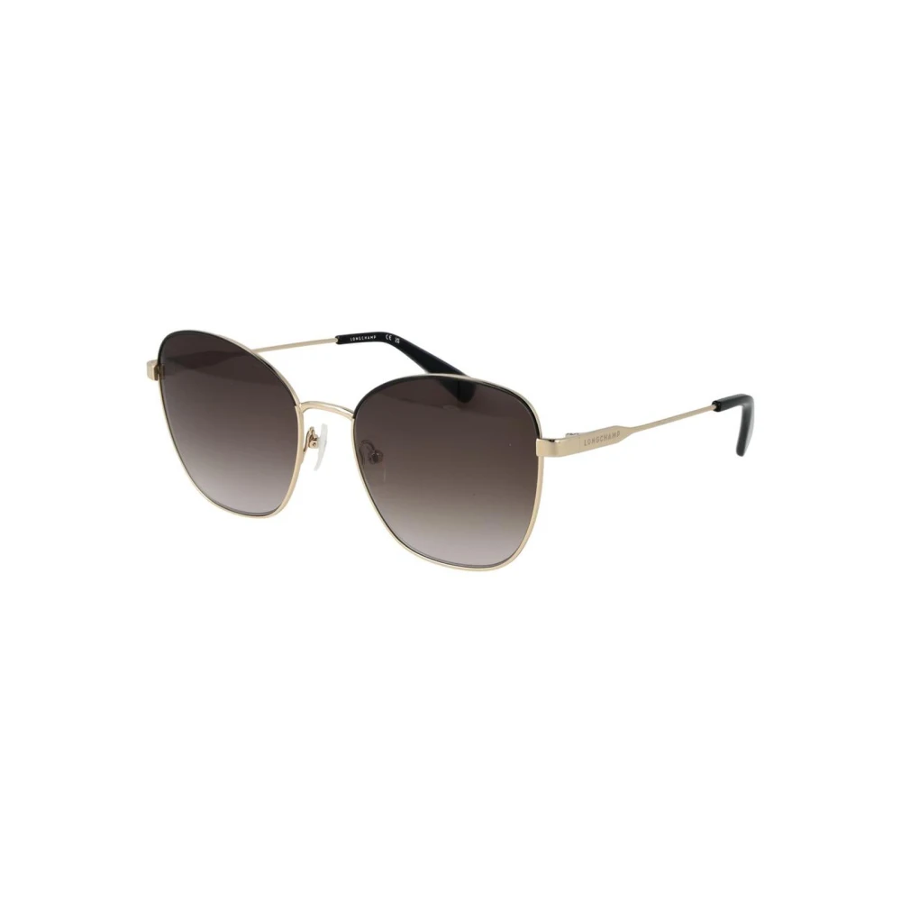 Longchamp Women's Yellow Sunglasses, One Size, Metal Frame Sunglasses