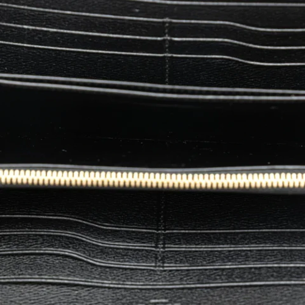 Loewe Pre-owned Leather wallets Black Dames