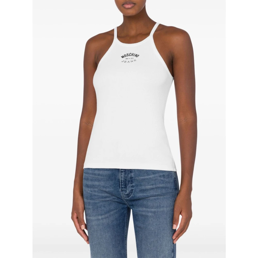 Moschino Stijlvolle Top voor Jeans White Dames