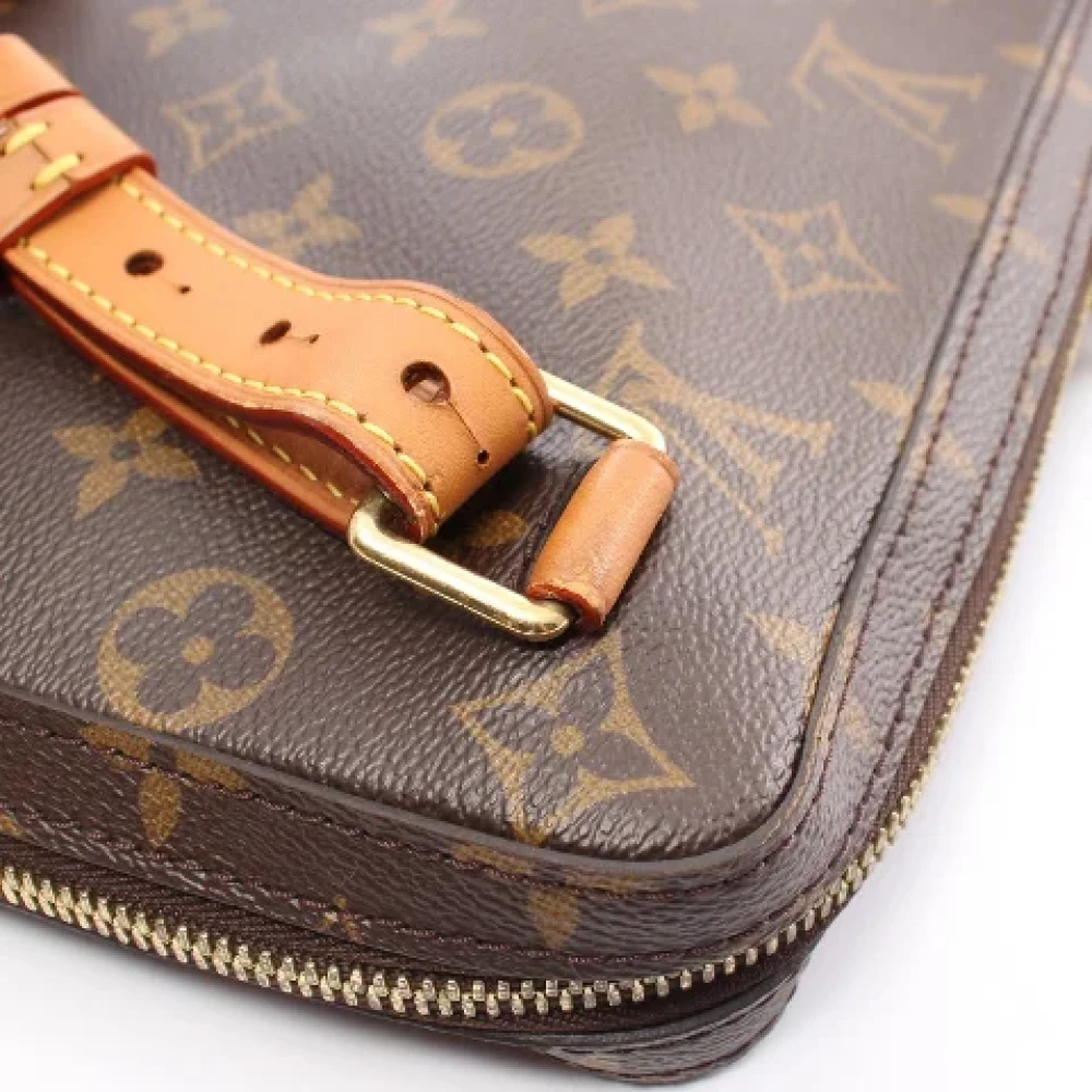 Louis Vuitton Vintage Pre-owned Canvas crossbody-bags Brown Dames