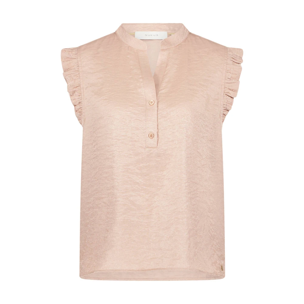 Nukus Elise Top Korte Mouw Pink Dames