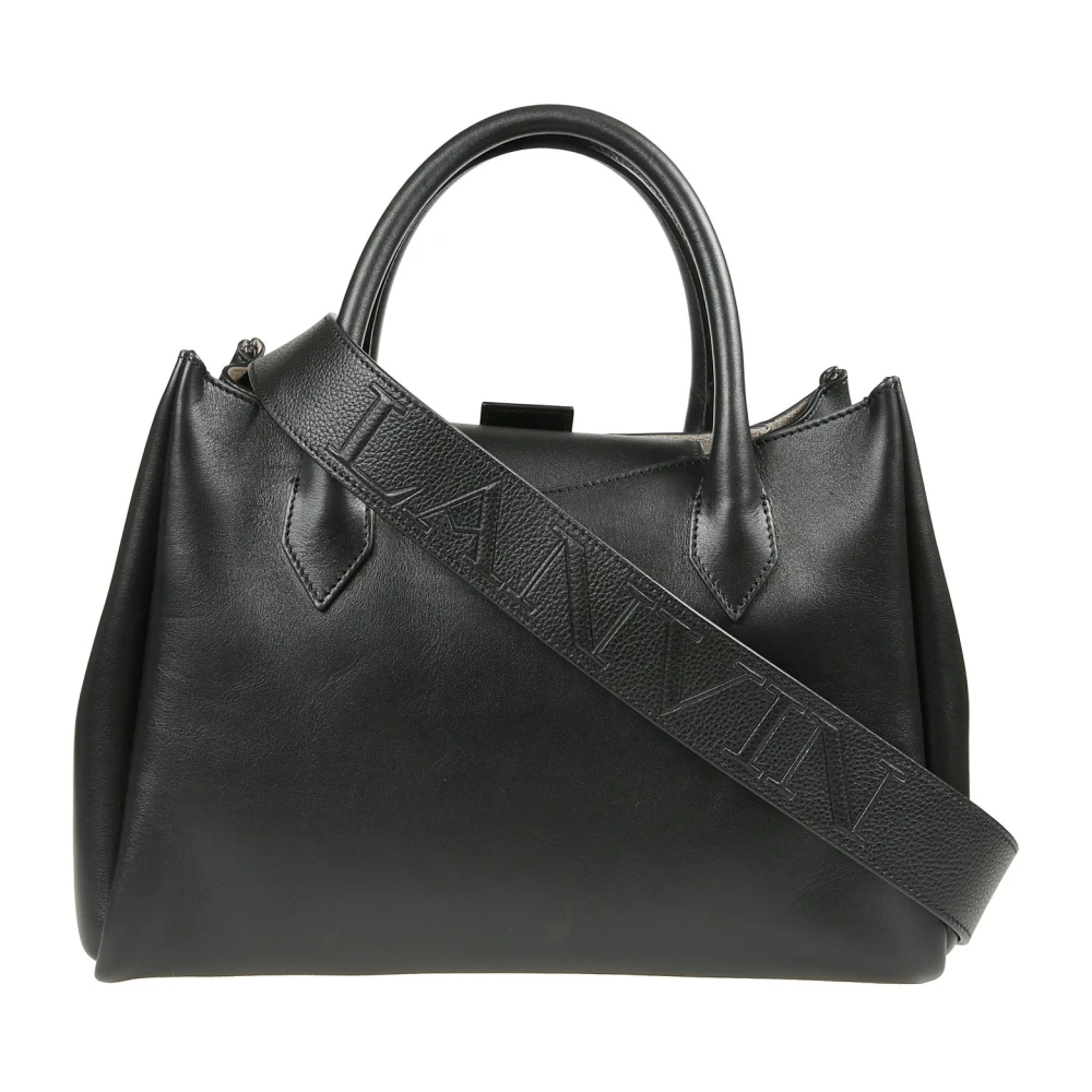Lanvin Octave PM Tas met Handvatten Black Dames