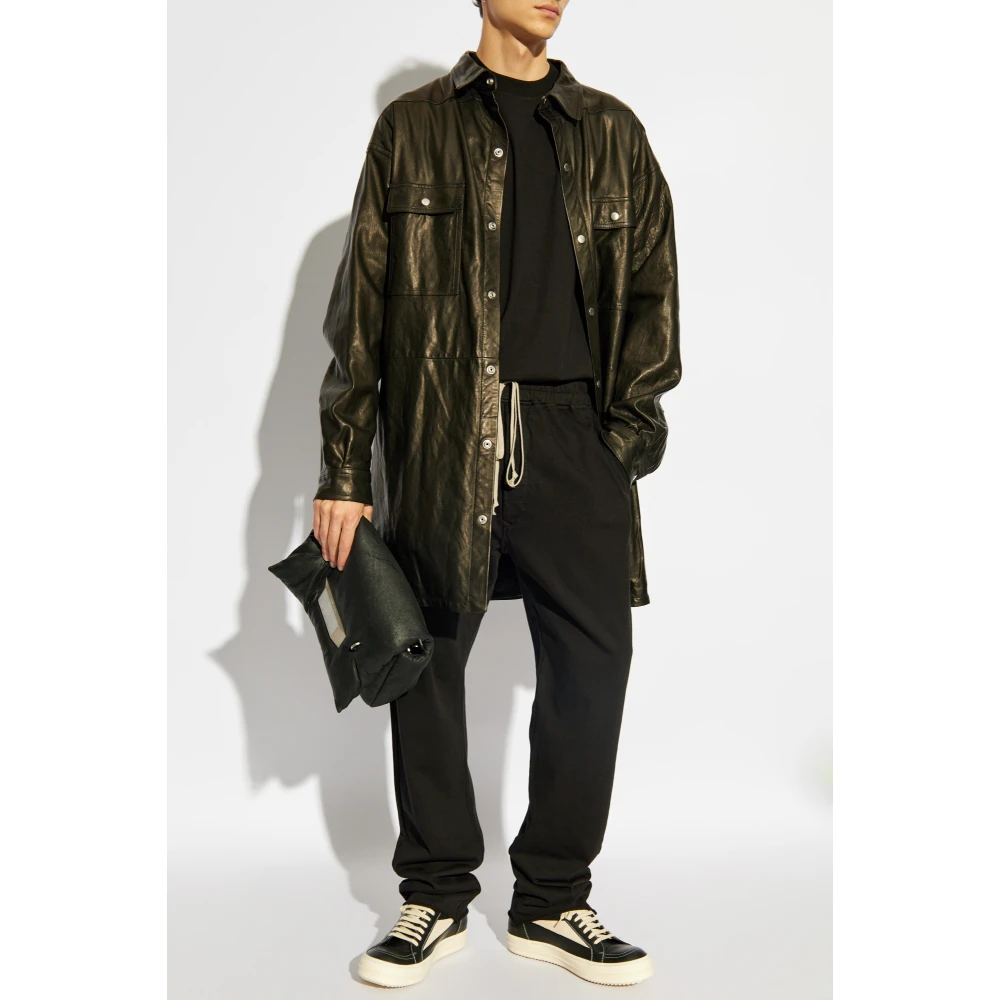 Rick Owens T-shirt Jumbo Black Heren
